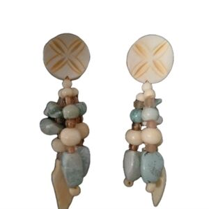 Vintage Bohemian Beaded Colorful Dangling Earrings Women's  Fashion Jewelry